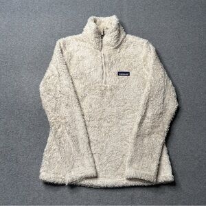 Patagonia Women's Off-White Fleece Turtleneck Sweater